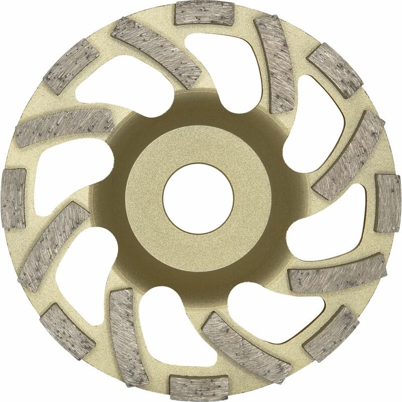 Diewe - Diamant Trockenschleifteller New Fan Cup Gold 125 x 22 x 22.23 mm