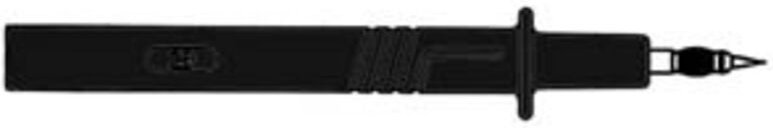 Hirschmann - sicherheitsprüfspitze mit doppelfunktion 4mm / schwarz (prüf 2700)