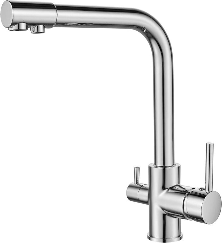 Tigrezy-3-Wege-Küchenarmatur, Trinkwasserhahn, Wasserfilteranschluss, Küchenarmatur, Spültischarmatur, 3-in-1-Küchenmisc...