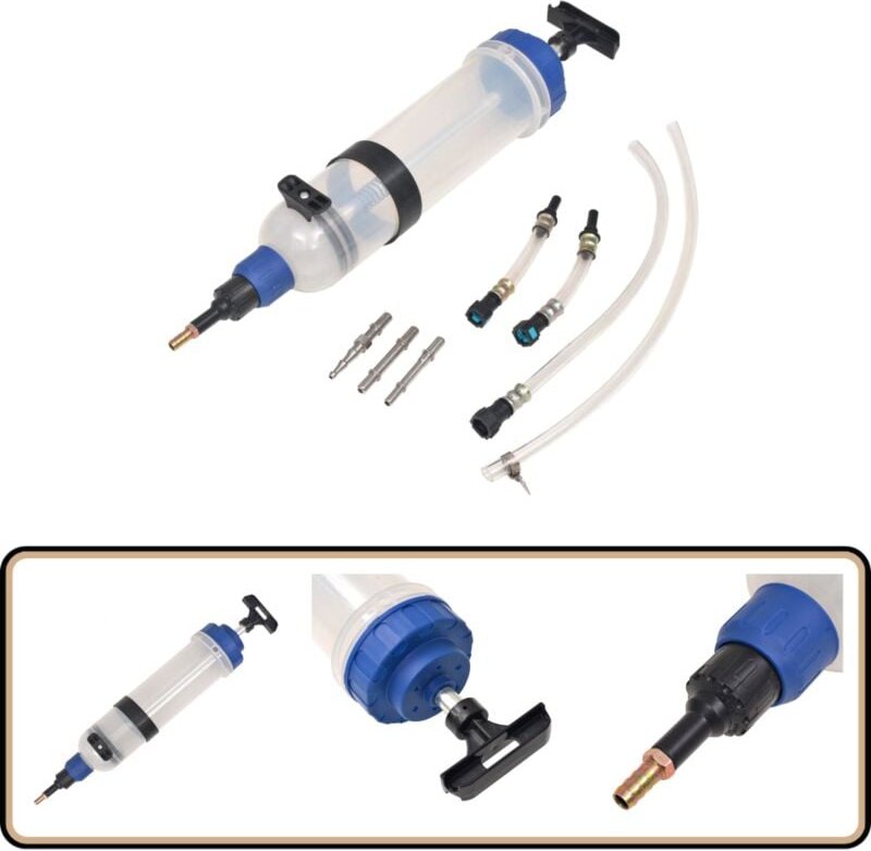 Vidaxl - Kraftstoff-Absaugspritze Benzin Diesel Flüssigkeit 1500 ml - Kraftstoff Absaugen - Benzin absaugspritze - Diese...