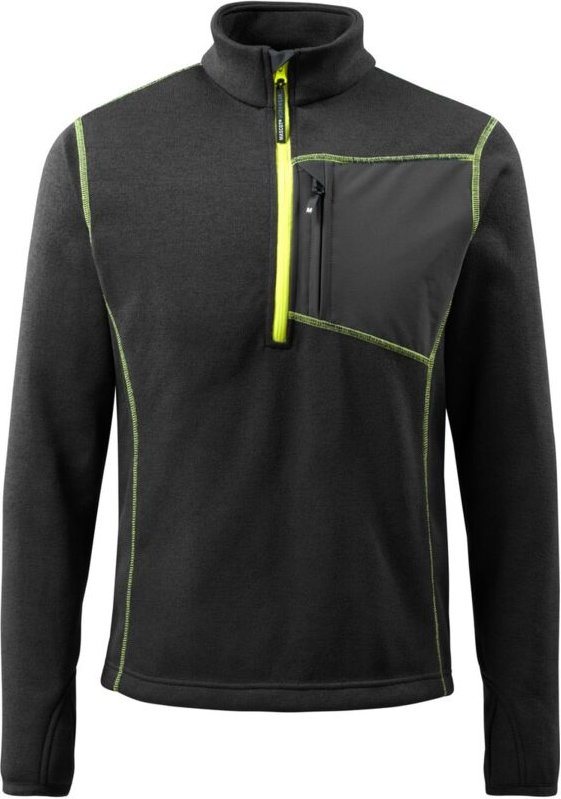 Mascot Strickpullover REIMS HARDWEAR mit kurzem Reißverschluss 50149 Gr. M schwarz