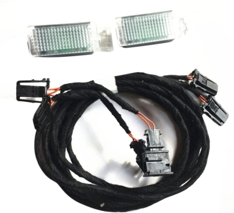 Tlily - led Fußraum Licht Fuß Lampe Kabel Kabelbaum für B7 B8 cc Golf 7 MK7 7,5 MK2 5GG947409