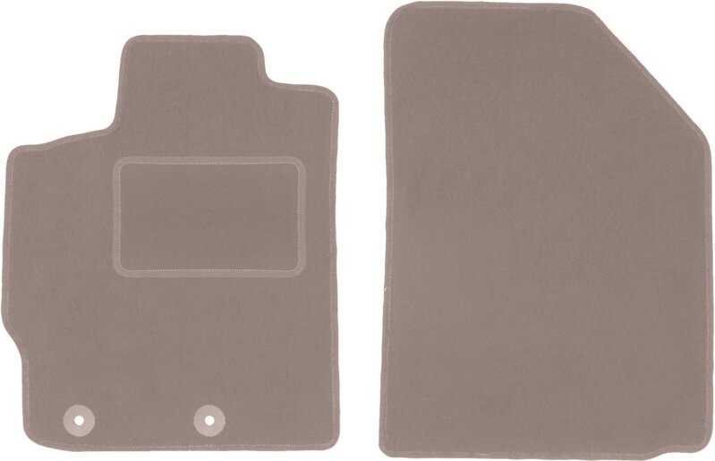 Beige Vordermatten für: Toyota Yaris II Fließheck (2005-2011)