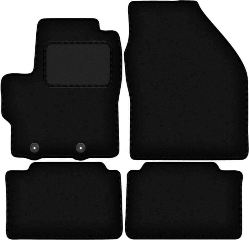 Schwarze Veloursmatten für: Toyota Yaris Cross Crossover (2020-)