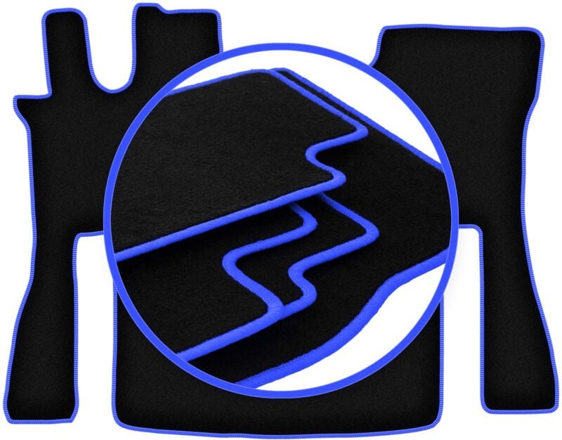 CARLUX-BLUE Autofußmatten für: Volvo FH16- 4. Generation Automatik (2012-)