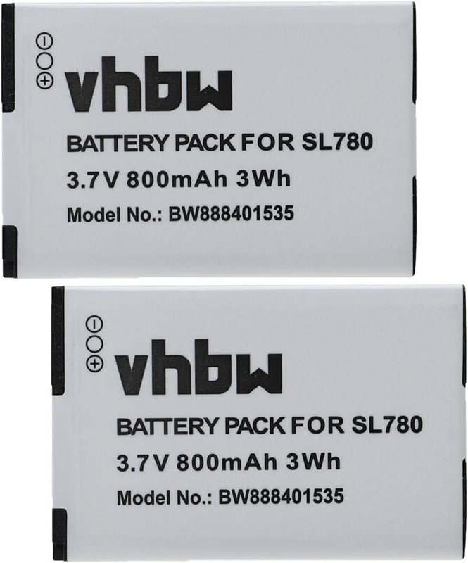 Vhbw - 2x Akku kompatibel mit Siemens Gigaset SL350, SL350H, SL450, SL400A, SL400, SL400H schnurlos Festnetz Telefon (80...