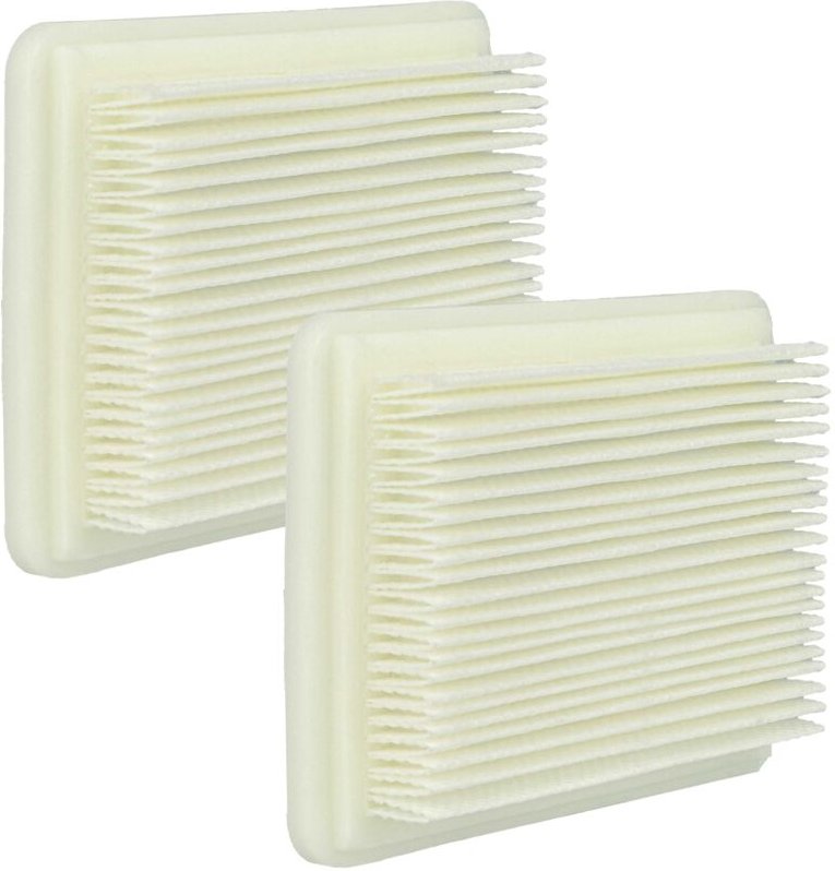 2x Staubsaugerfilter kompatibel mit Bosch UniversalVac 18 Staubsauger - HEPA-Filter/Faltenfilter Weiß - Vhbw