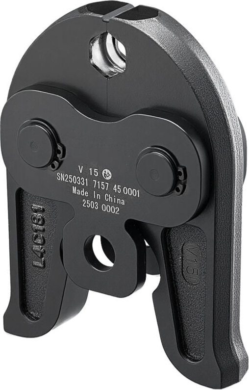 Mophorn 15-mm-Pressbacke für Edelstahlrohre Typ V, aus robustem zementiertem Stahl gefertigt, kompatibel mit Standard-El...