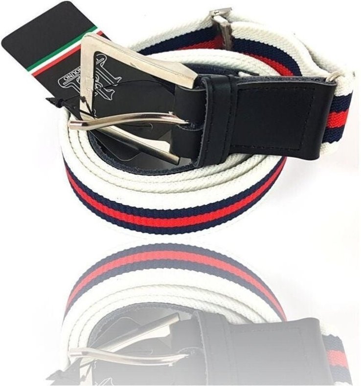 Trade Shop Traesio - Trade Shop - Gürtel Gürtel Männer Frauen Unounouno Elastisch Essuto Leder Glamour Mode -