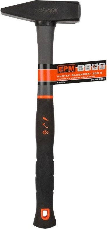 Schlosserhammer, Fiberglasgriff, TPR 800G - E-420-2080