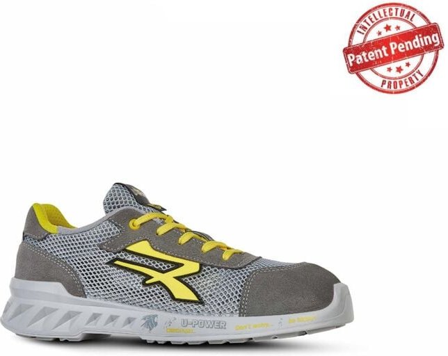 Thumbnail - Sicherheitshalbschuhe tony esd S1P src - Grau/Gelb 43
