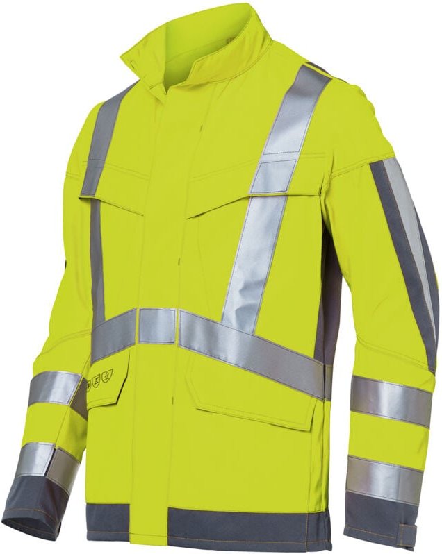 Kübler Jacke protectiq high vis arc1 psa 3 warngelb/anthrazit Gr. 46