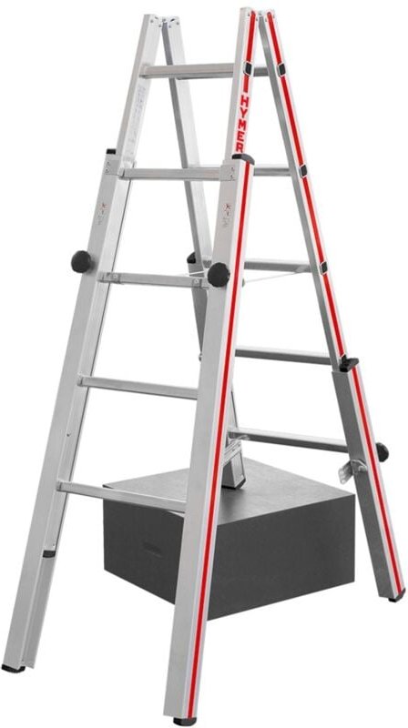 Treppenstehleiter 4123 2 x 6 Sprossen - Hymer