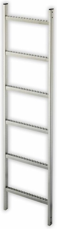 Hailo Schachtleiter 300mm lichte Weite Stahl verzinkt 1.0037 / ASTM A36 mit 5 Sprossen 1,40m