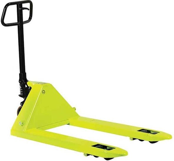 Matisère - Handhubwagen grün mit Rollen, mit Gabeln 1150x685 mm mit Tragfähigkeit 2,5 Tonnen - Empfindliche Güter - TEB4...