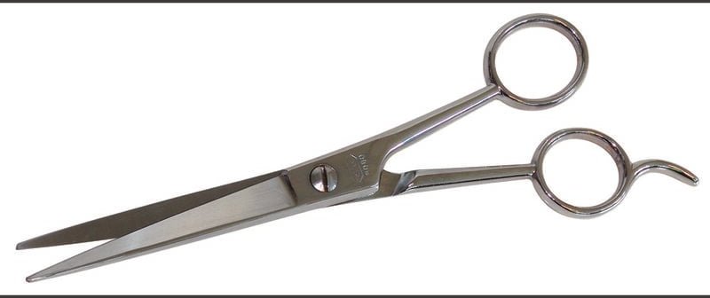 C.k Magma - c.k Extrascharfe Haarschneideschere, spitz mit Kockade, 180 mm Länge C8080