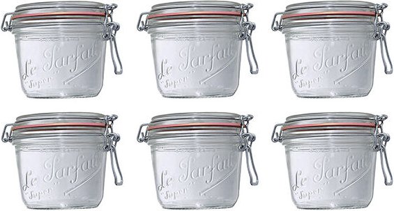 Set mit 6 terrinengläsern 500g Le Parfait 908655