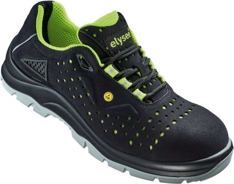 Elysee Sicherheitshalbschuh Fano 34501 S1P ESD SRC Gr. 45 schwarz/gelb