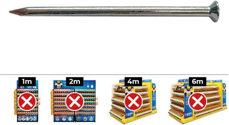 Celo - cp Nagelbohrer, 500Un, 2.5X40, Stahl verzinkt 92540CPQ