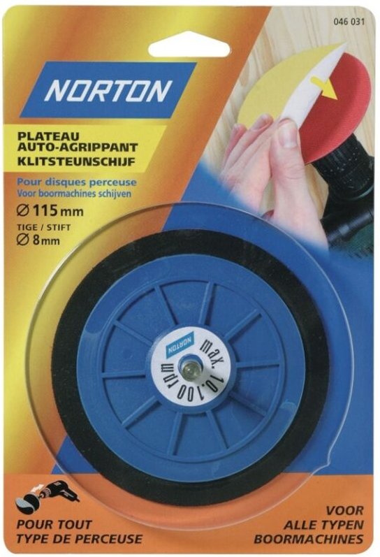 Schleifteller Ø 125 mm für Bohrmaschine Norton