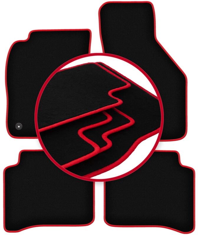 CARLUX-RED Automatten für: Mitsubishi Galant VIII Kombi, Limousine (1996-2007)