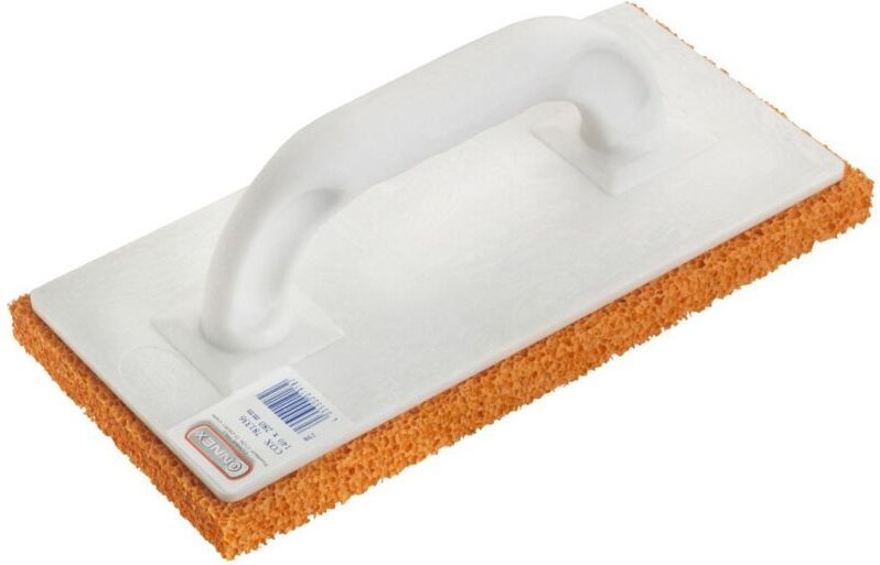 Reibebrett 14 x 28 cm Kunststoff mit Schwammgummiauflage Fliesenwerkzeug