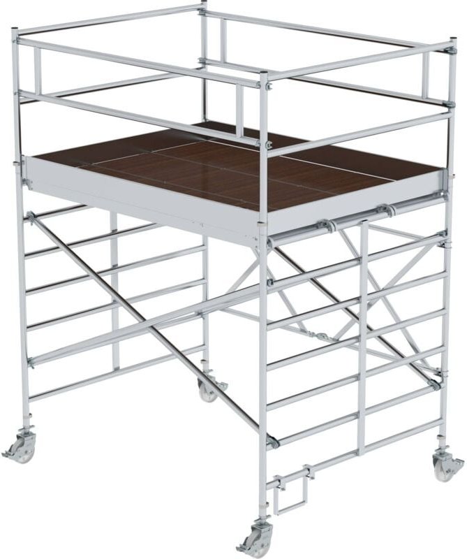 Klappgerüst mit Dreifach-Plattform Plattformhöhe 2,35 m - 115500 - Günzburger Steigtechnik