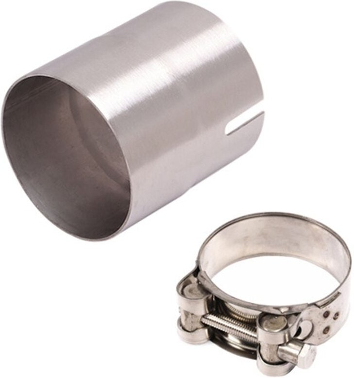 51mm bis 54mm Motorrad Auspuffrohr Durchmesser Konverter Edelstahl Reduzieradapter Zubehör