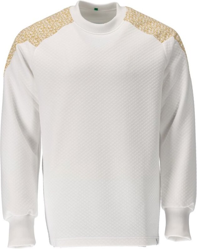 Sweatshirt 20084-932-0670 Gr. 4XL weiss/currygelb - Mascot