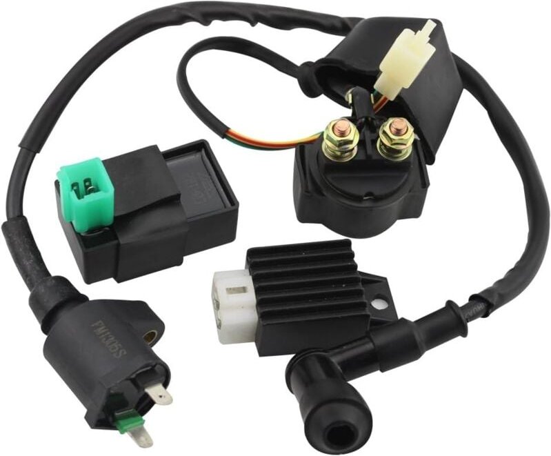 Cdi Box Zündspule Starter Magnetrelais Spannungsregler Ersatz für 50 cc 70 cc 90 cc 110 cc 125 cc 125 cc 150 cc atv Dirt...