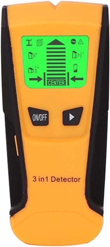 3-in-1-Wanddetektor, Multifunktionsdetektor für elektrische Materialien mit LCD-Anzeige und Signalton, Live-Spannungserk...