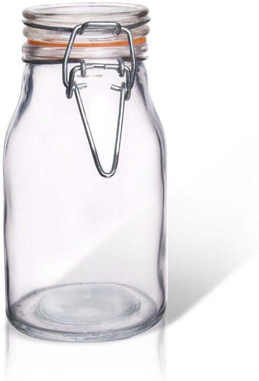 Northix - Airtight glass jar with rubber seal for versatile storage 8839435