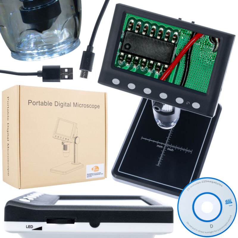 Digitales Mikroskop mit 4,3-Zoll-Display DM7-B1