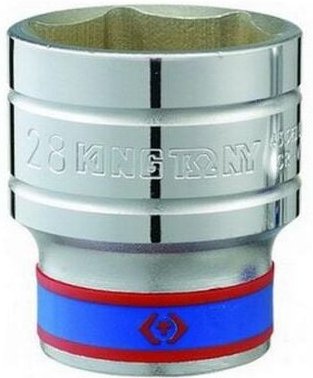 King tony nasadka krótka 1/2" 6mm x 38mm 6-kątna chrom