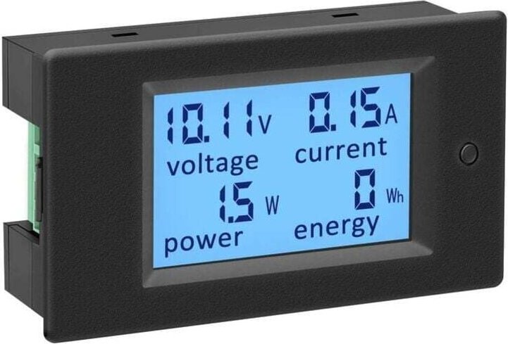 Thumbnail - 12V Voltmeter Amperemeter Tester Anzeige Spannung Strom Leistung Energie Digital DC 6,5-100V 100A Volt Amp Watt Multimet...
