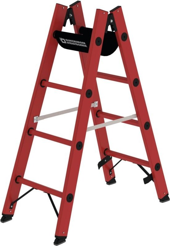 Günzburger Steigtechnik - Sprossen-Stehleiter gfk 2 x 4 Sprossen - 036404