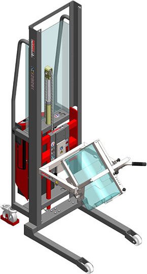 Halbautomatischer Fasswender – Max. Höhe 1350 mm – Fässer, Kanister und Gebinde von 20 bis 30 l – Max. Tragkraft 60 kg –...