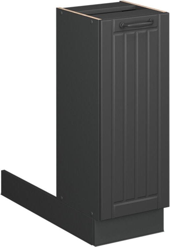 Kücheninsel Fame-Line, Dunkelgrau, 30 cm ohne Arbeitsplatte, Vicco