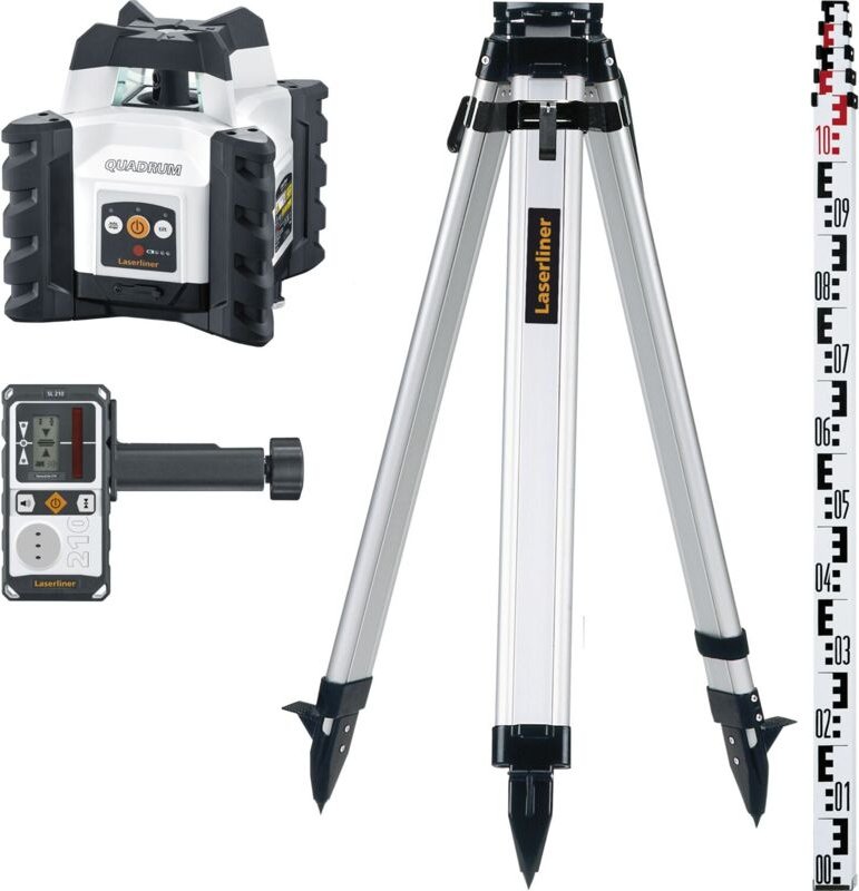 Laserliner - Rotationslaser Quadrum Compact 210S Set 165 cm