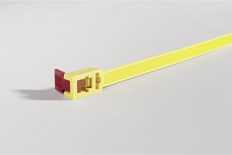 HellermannTyton 115-00000 SpeedyTie Kabelbinder 752 mm 13 mm Lösbar, mit Rückschlauföse, mit Schnel