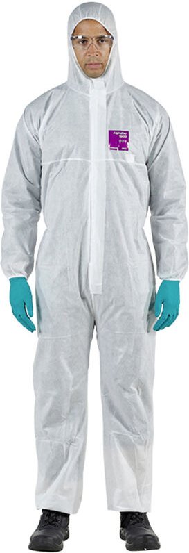 Ansell WH15S-00138-05 AlphaTec® 1500 - Modell 138 Chemikalienschutz, Weiß, XL Kleider-Größe: XL