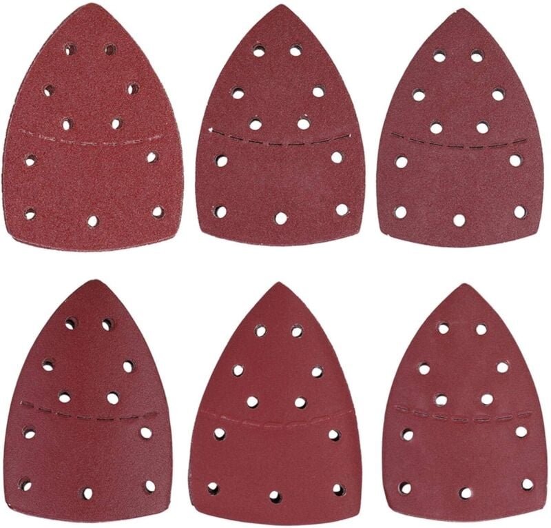 Thumbnail - 60 Stück Maus-Schleifpapier, 11 Löcher, Detailschleifpapier, separate Handflächen-Schleifpapier-Schleifblätter, 140 x 14...