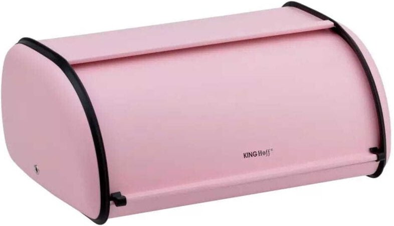 Kleiner Brotkasten aus Stahl 36cm KINGHOFF KH-1756 Rosa