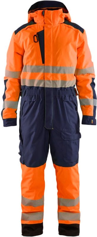 Arbeitsanzug Winter Hochsichtbarkeit 6725 - Orange/Marine XXXL