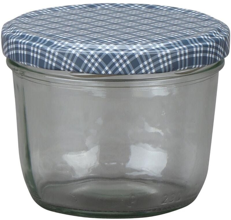 Sturz-Glas "Cucinare" 2TO230 blau/weiß, TwistOff 230 ml