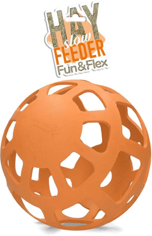 Hay slowfeeder fun and flex 22 cm orange ball