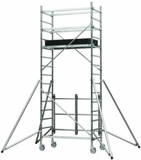 klappbare Rollgerüst - max. Arbeitshöhe 4.80m - 439703