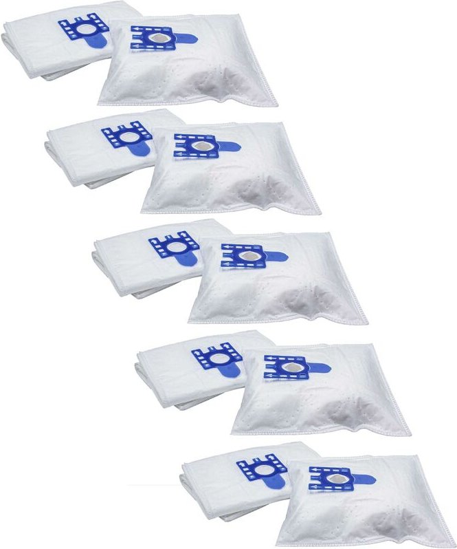 50x Staubsaugerbeutel kompatibel mit Miele Care hepa, C3 Silence Ecoline Staubsauger - Mikrovlies, Typ g/h/n, 30cm x 22c...