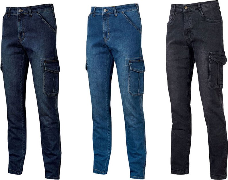 Arbeitsjeans Stretch TOMMI - Blau Denim L - FR (44) - US (32)