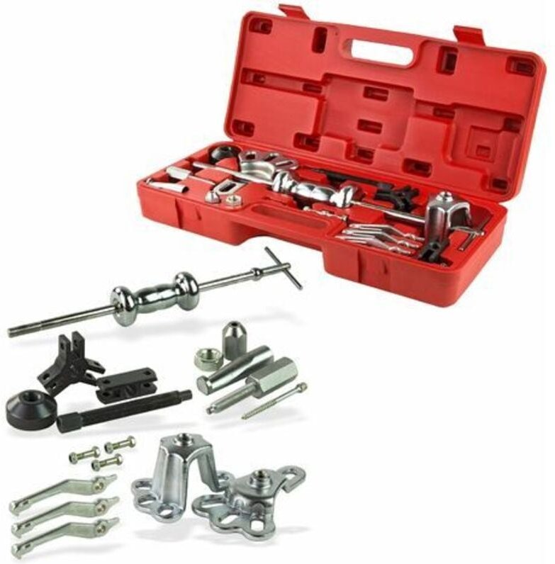Dema - Radnabenabzieher Ausbeulsatz Set 18-teilig DRA18 Abzieher für Radlager Radnaben
